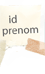 id prenom